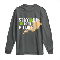 Funny Pickleball Long Sleeve Shirt Stay Out Of The Kitchen - Wonder Print Shop