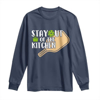 Funny Pickleball Long Sleeve Shirt Stay Out Of The Kitchen - Wonder Print Shop