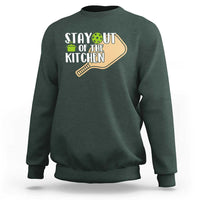 Funny Pickleball Sweatshirt Stay Out Of The Kitchen - Wonder Print Shop
