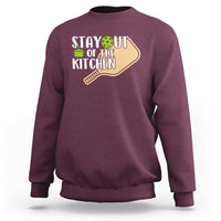 Funny Pickleball Sweatshirt Stay Out Of The Kitchen - Wonder Print Shop