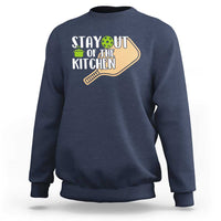 Funny Pickleball Sweatshirt Stay Out Of The Kitchen - Wonder Print Shop