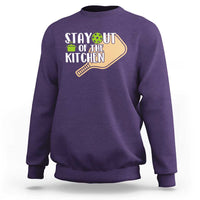 Funny Pickleball Sweatshirt Stay Out Of The Kitchen - Wonder Print Shop