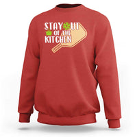 Funny Pickleball Sweatshirt Stay Out Of The Kitchen - Wonder Print Shop
