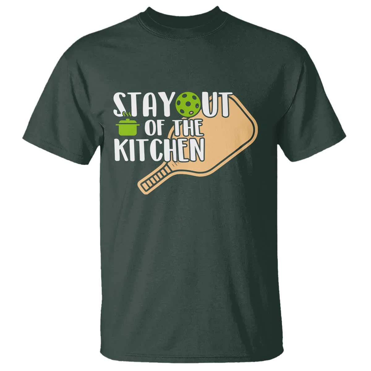 Funny Pickleball T Shirt Stay Out Of The Kitchen - Wonder Print Shop