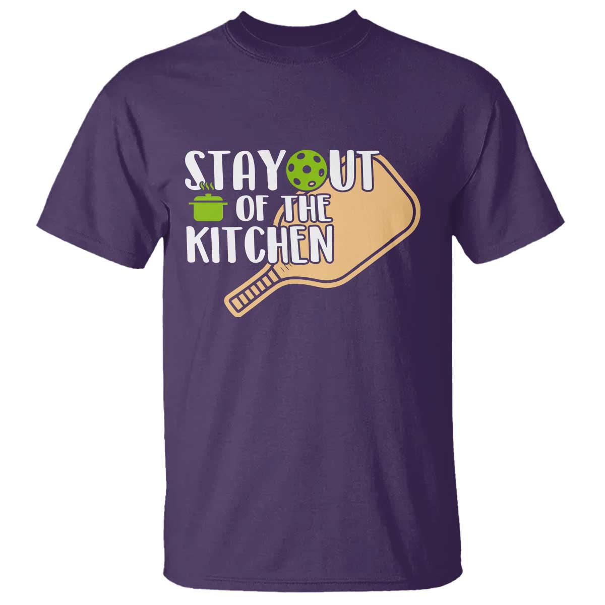 Funny Pickleball T Shirt Stay Out Of The Kitchen - Wonder Print Shop