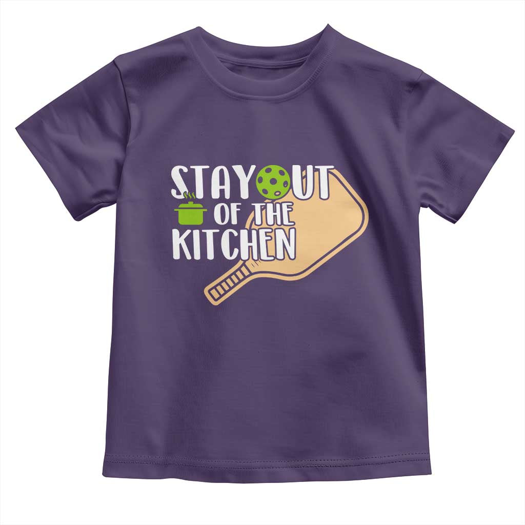 Funny Pickleball Toddler T Shirt Stay Out Of The Kitchen - Wonder Print Shop