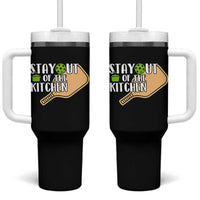 Funny Pickleball Tumbler With Handle Stay Out Of The Kitchen