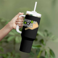 Funny Pickleball Tumbler With Handle Stay Out Of The Kitchen