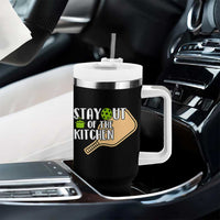 Funny Pickleball Tumbler With Handle Stay Out Of The Kitchen