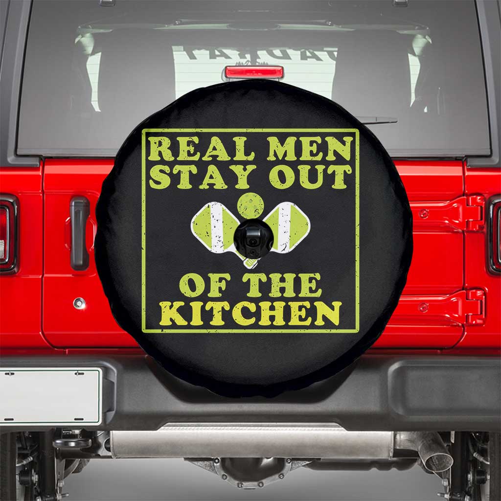 Funny Pickleball Spare Tire Cover Stay Out Of The Kitchen For Men - Wonder Print Shop