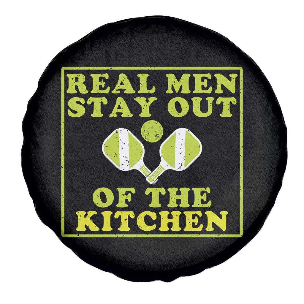 Funny Pickleball Spare Tire Cover Stay Out Of The Kitchen For Men - Wonder Print Shop