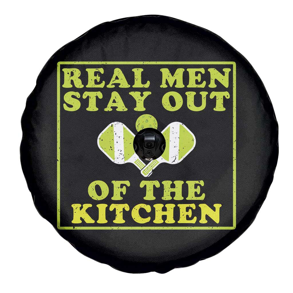 Funny Pickleball Spare Tire Cover Stay Out Of The Kitchen For Men - Wonder Print Shop