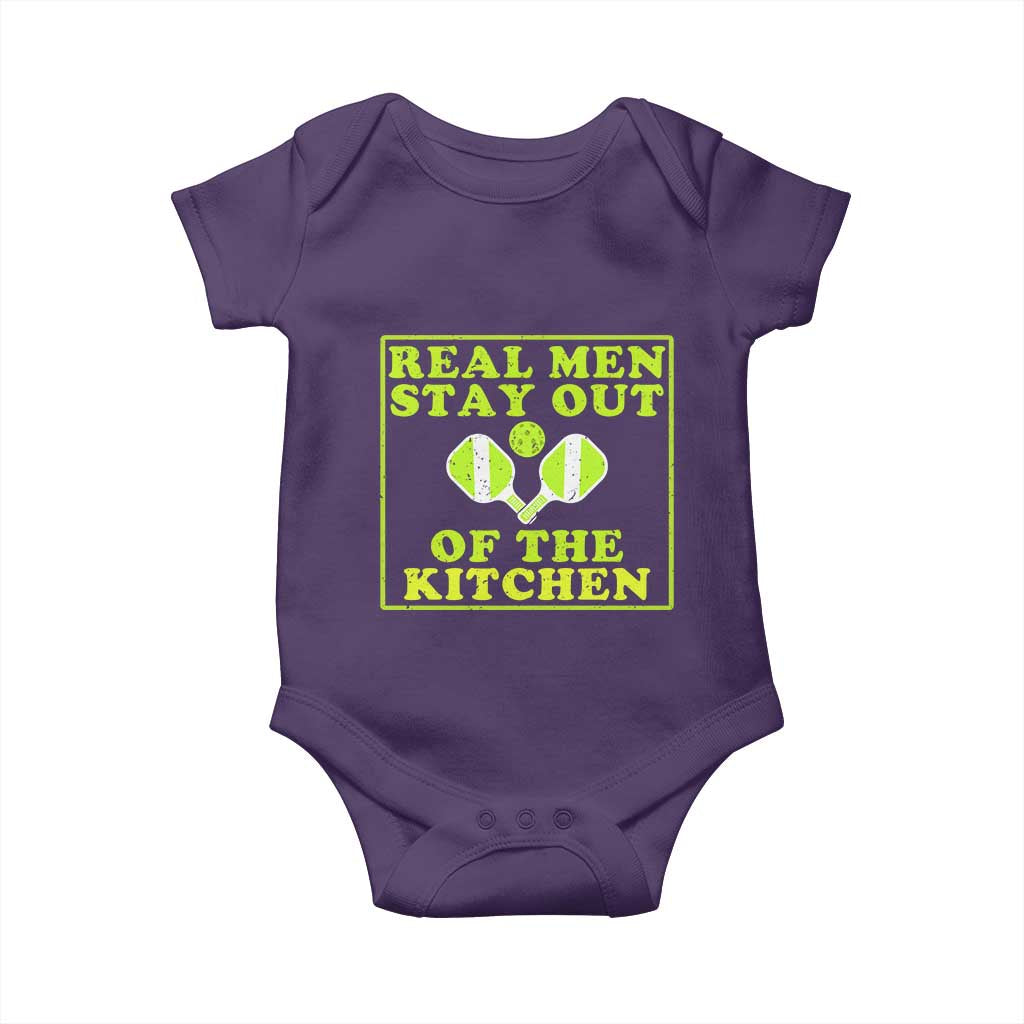 Funny Pickleball Baby Onesie Stay Out Of The Kitchen For Men - Wonder Print Shop