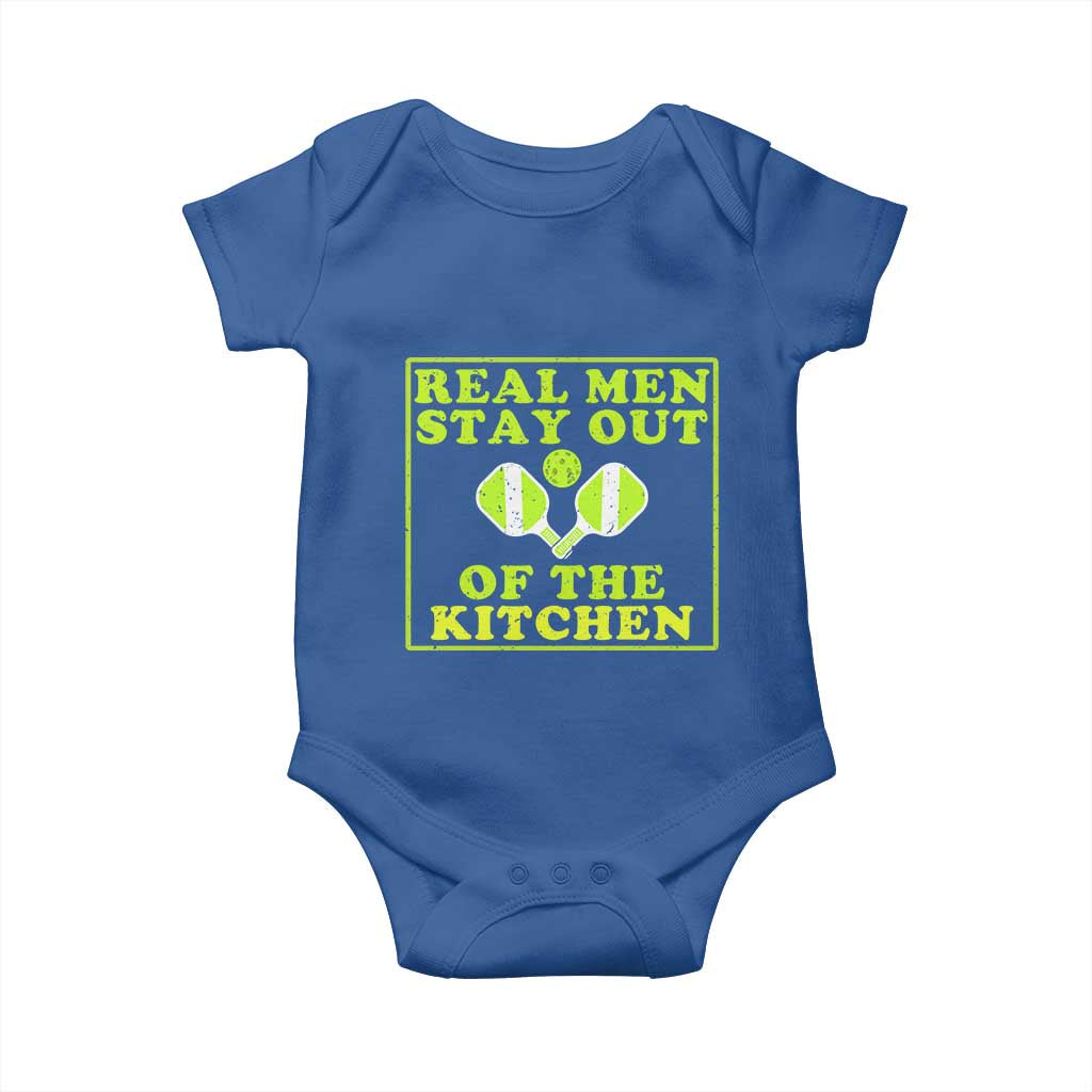 Funny Pickleball Baby Onesie Stay Out Of The Kitchen For Men - Wonder Print Shop