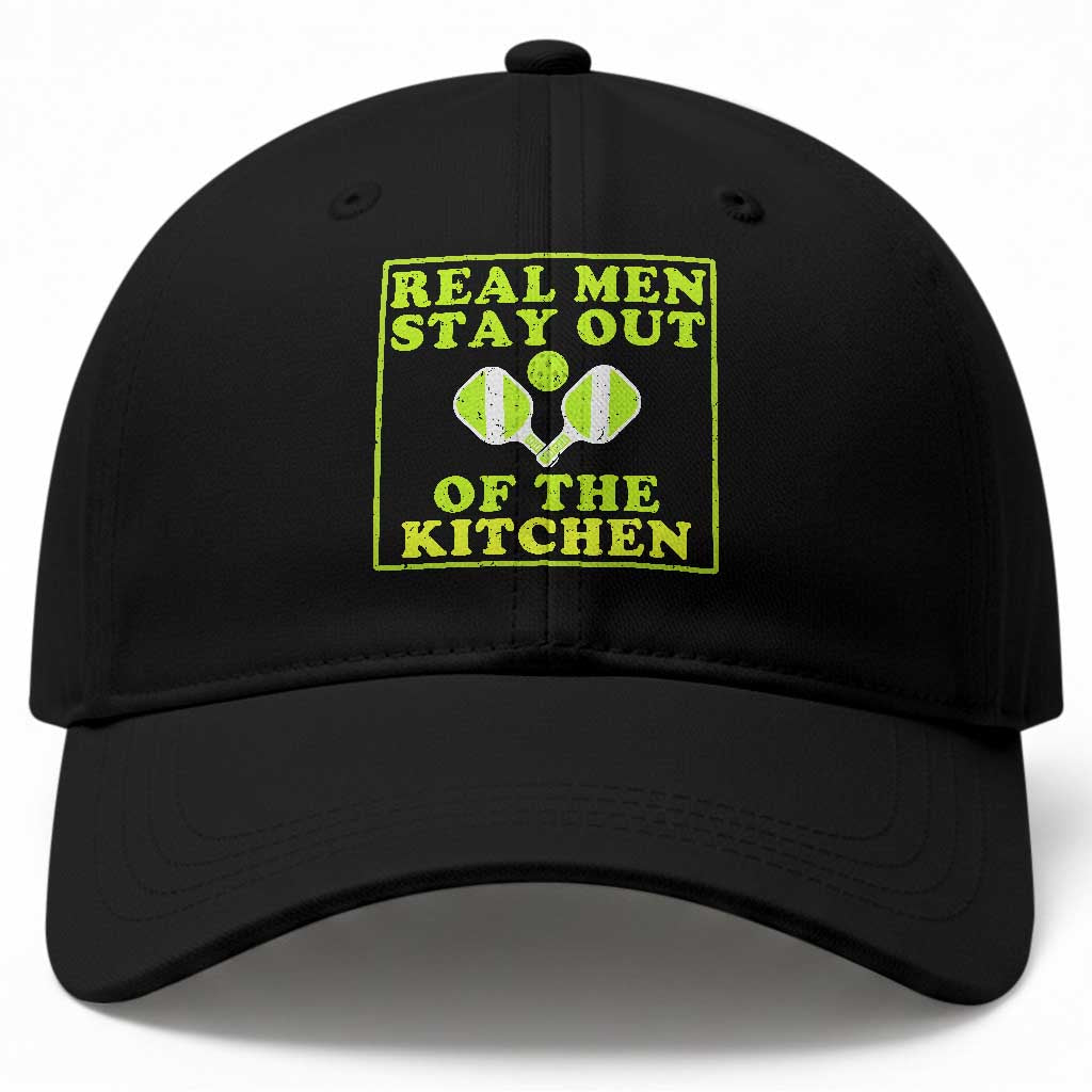 Funny Pickleball Baseball Cap Stay Out Of The Kitchen For Men