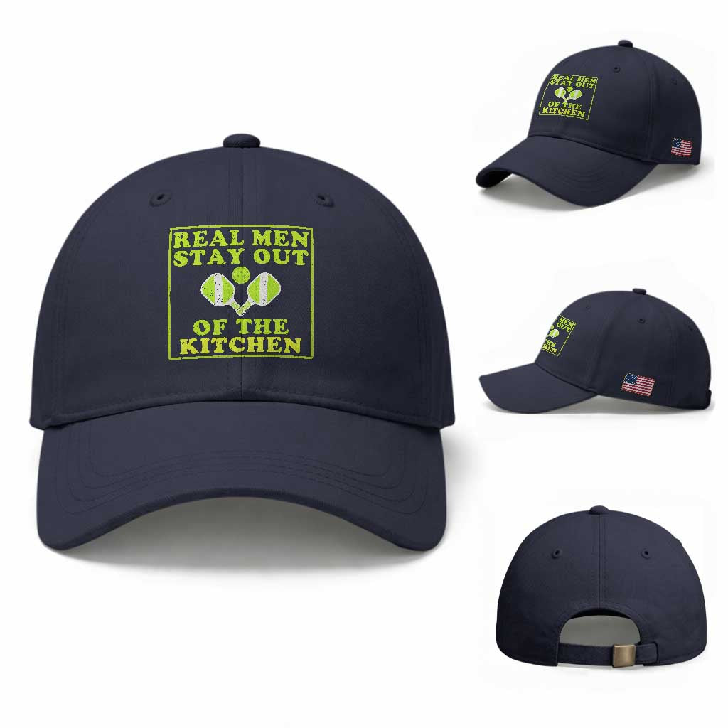 Funny Pickleball Baseball Cap Stay Out Of The Kitchen For Men