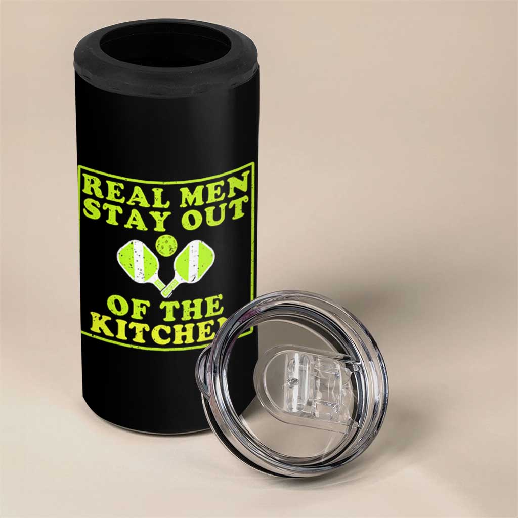 Funny Pickleball 4 in 1 Can Cooler Tumbler Stay Out Of The Kitchen For Men
