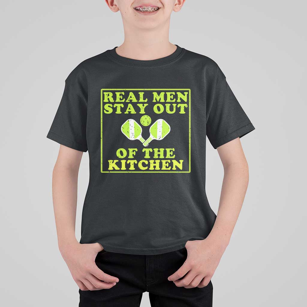 Funny Pickleball T Shirt For Kid Stay Out Of The Kitchen For Men - Wonder Print Shop