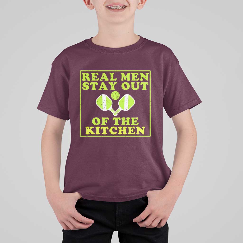 Funny Pickleball T Shirt For Kid Stay Out Of The Kitchen For Men - Wonder Print Shop