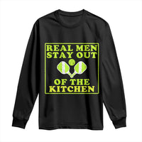Funny Pickleball Long Sleeve Shirt Stay Out Of The Kitchen For Men - Wonder Print Shop