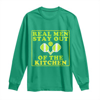 Funny Pickleball Long Sleeve Shirt Stay Out Of The Kitchen For Men - Wonder Print Shop