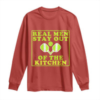 Funny Pickleball Long Sleeve Shirt Stay Out Of The Kitchen For Men - Wonder Print Shop