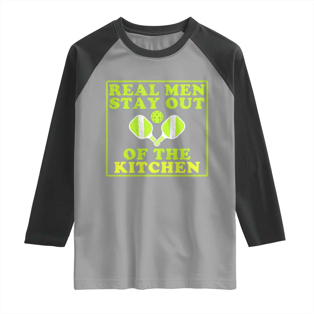 Funny Pickleball Raglan Shirt Stay Out Of The Kitchen For Men - Wonder Print Shop