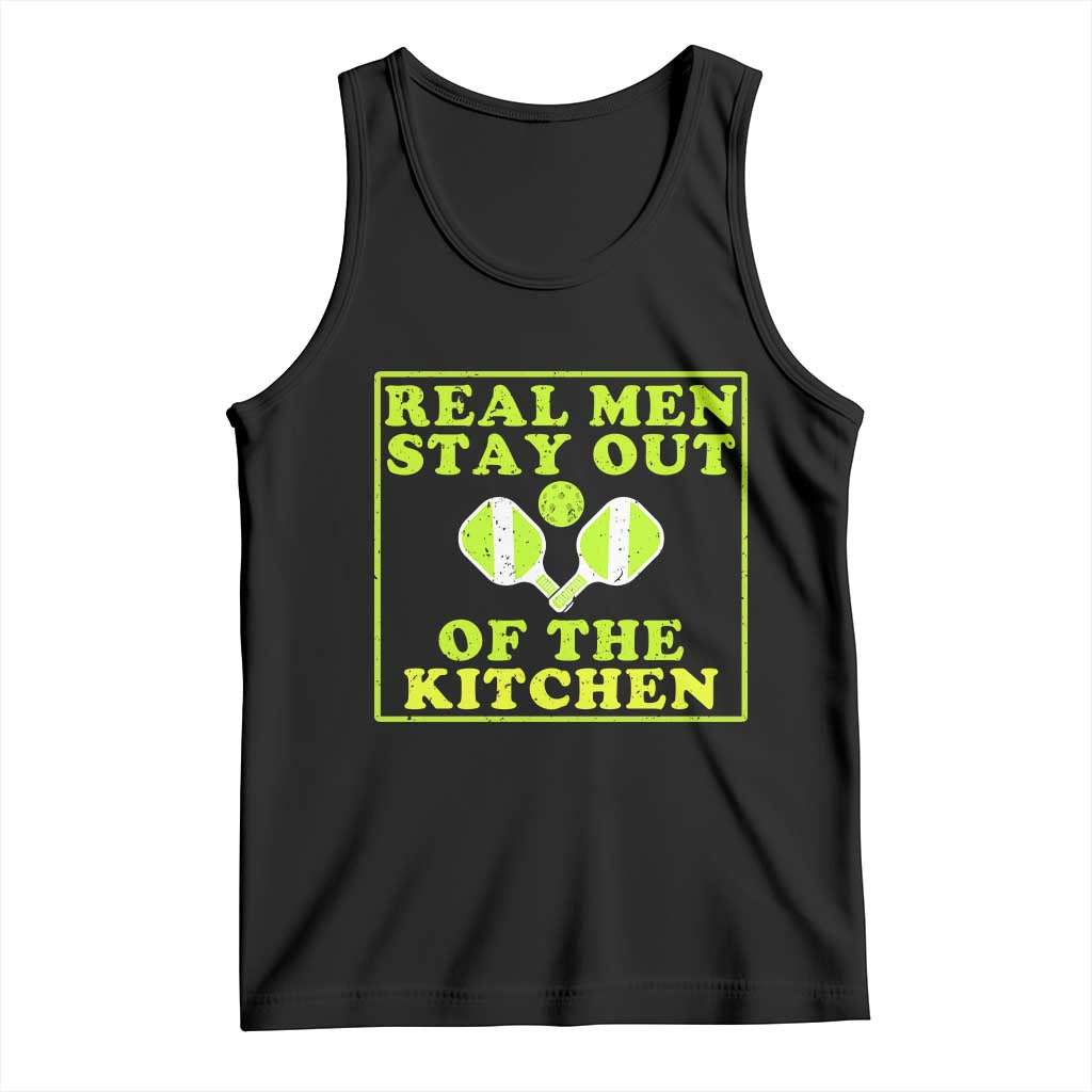 Funny Pickleball Tank Top Stay Out Of The Kitchen For Men - Wonder Print Shop