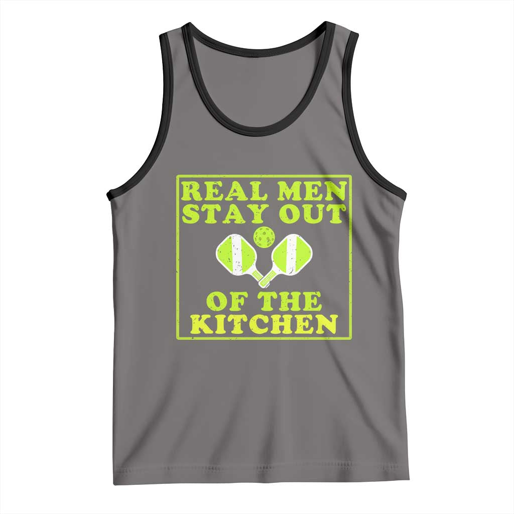 Funny Pickleball Tank Top Stay Out Of The Kitchen For Men - Wonder Print Shop