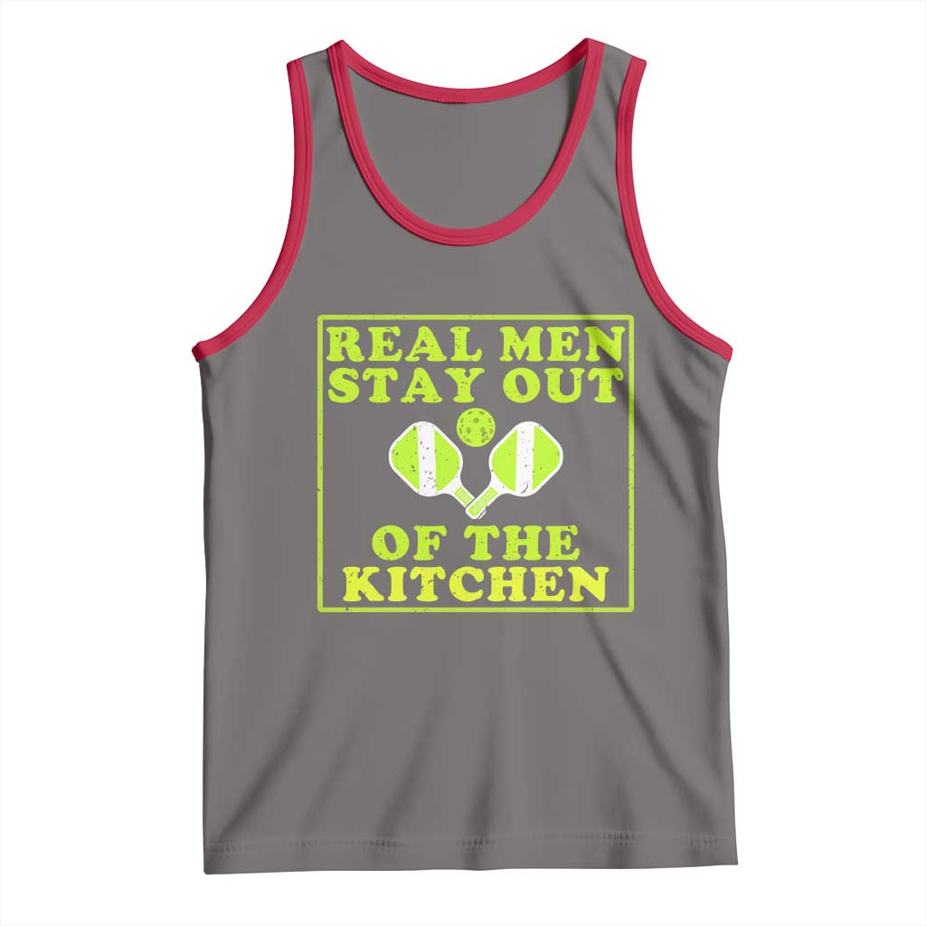 Funny Pickleball Tank Top Stay Out Of The Kitchen For Men - Wonder Print Shop