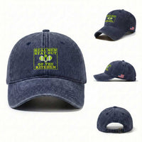 Funny Pickleball Washed Cotton Baseball Cap Stay Out Of The Kitchen For Men