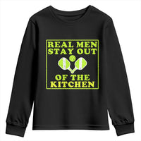 Funny Pickleball Youth Sweatshirt Stay Out Of The Kitchen For Men - Wonder Print Shop