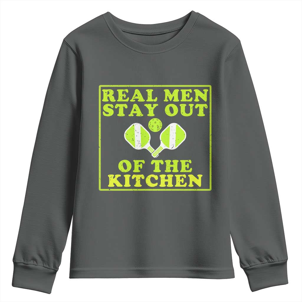 Funny Pickleball Youth Sweatshirt Stay Out Of The Kitchen For Men - Wonder Print Shop