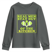 Funny Pickleball Youth Sweatshirt Stay Out Of The Kitchen For Men - Wonder Print Shop