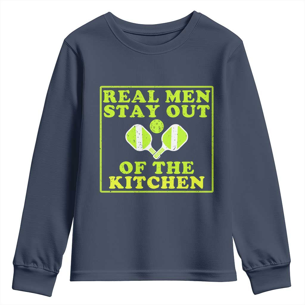 Funny Pickleball Youth Sweatshirt Stay Out Of The Kitchen For Men - Wonder Print Shop