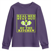 Funny Pickleball Youth Sweatshirt Stay Out Of The Kitchen For Men - Wonder Print Shop