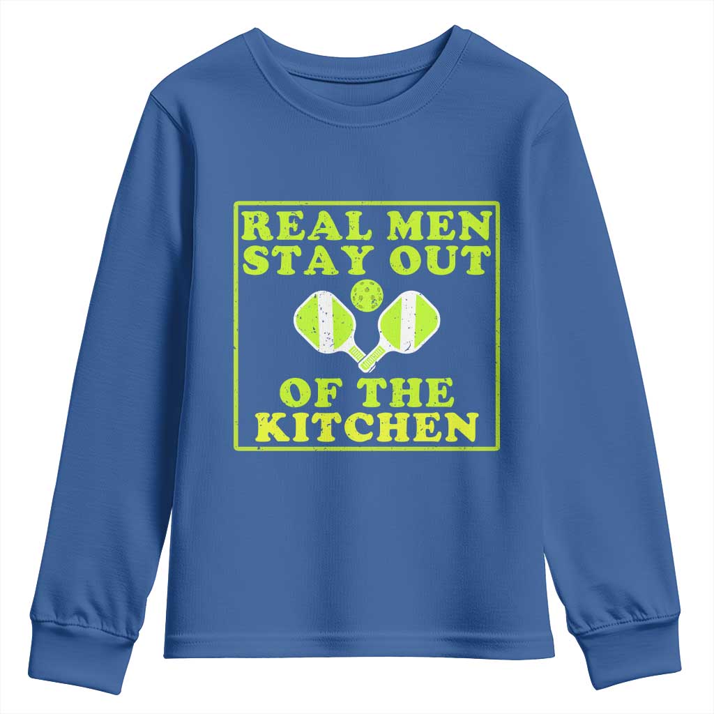 Funny Pickleball Youth Sweatshirt Stay Out Of The Kitchen For Men - Wonder Print Shop