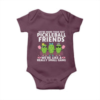 Pickleball Lovers Baby Onesie We Are More Than Just Pickleball Friends - Wonder Print Shop
