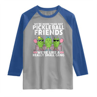 Pickleball Lovers Raglan Shirt We Are More Than Just Pickleball Friends - Wonder Print Shop