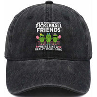 Pickleball Lovers Washed Cotton Baseball Cap We Are More Than Just Pickleball Friends
