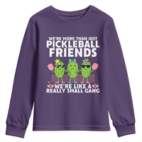 Pickleball Lovers Youth Sweatshirt We Are More Than Just Pickleball Friends - Wonder Print Shop