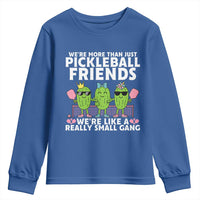 Pickleball Lovers Youth Sweatshirt We Are More Than Just Pickleball Friends - Wonder Print Shop