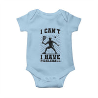 I Can Not I Have Pickleball Baby Onesie Pickleball Game Gift - Wonder Print Shop
