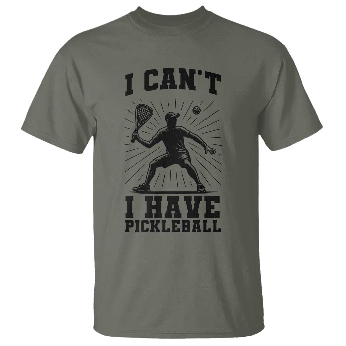 I Can Not I Have Pickleball T Shirt Pickleball Game Gift - Wonder Print Shop