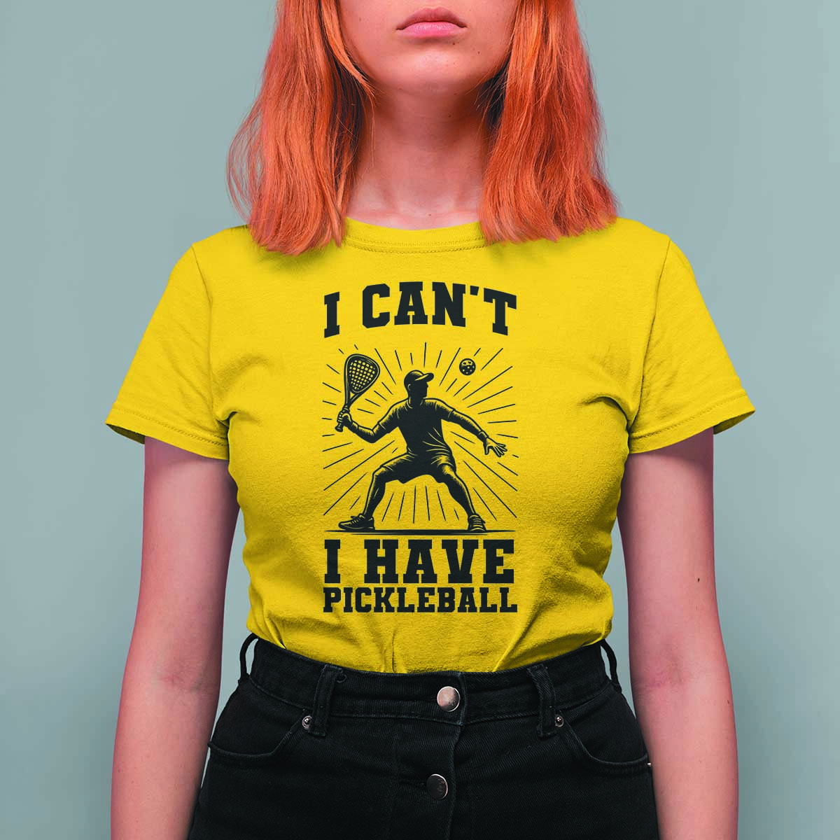 I Can Not I Have Pickleball T Shirt For Women Pickleball Game Gift - Wonder Print Shop
