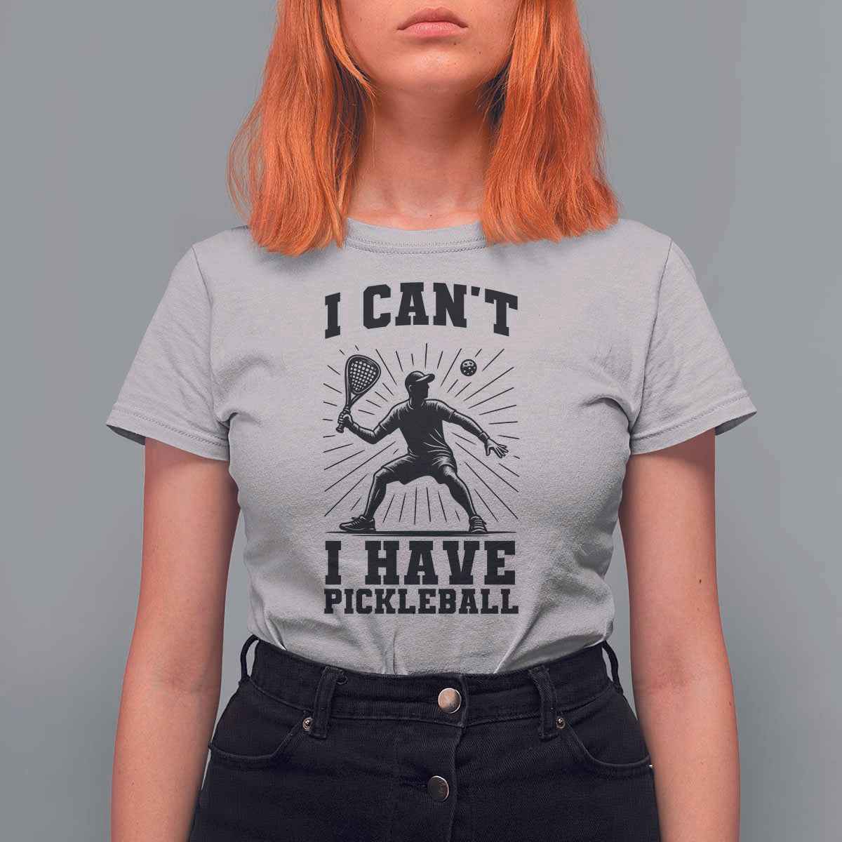 I Can Not I Have Pickleball T Shirt For Women Pickleball Game Gift - Wonder Print Shop