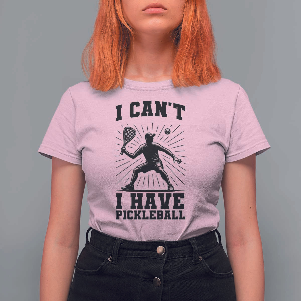 I Can Not I Have Pickleball T Shirt For Women Pickleball Game Gift - Wonder Print Shop