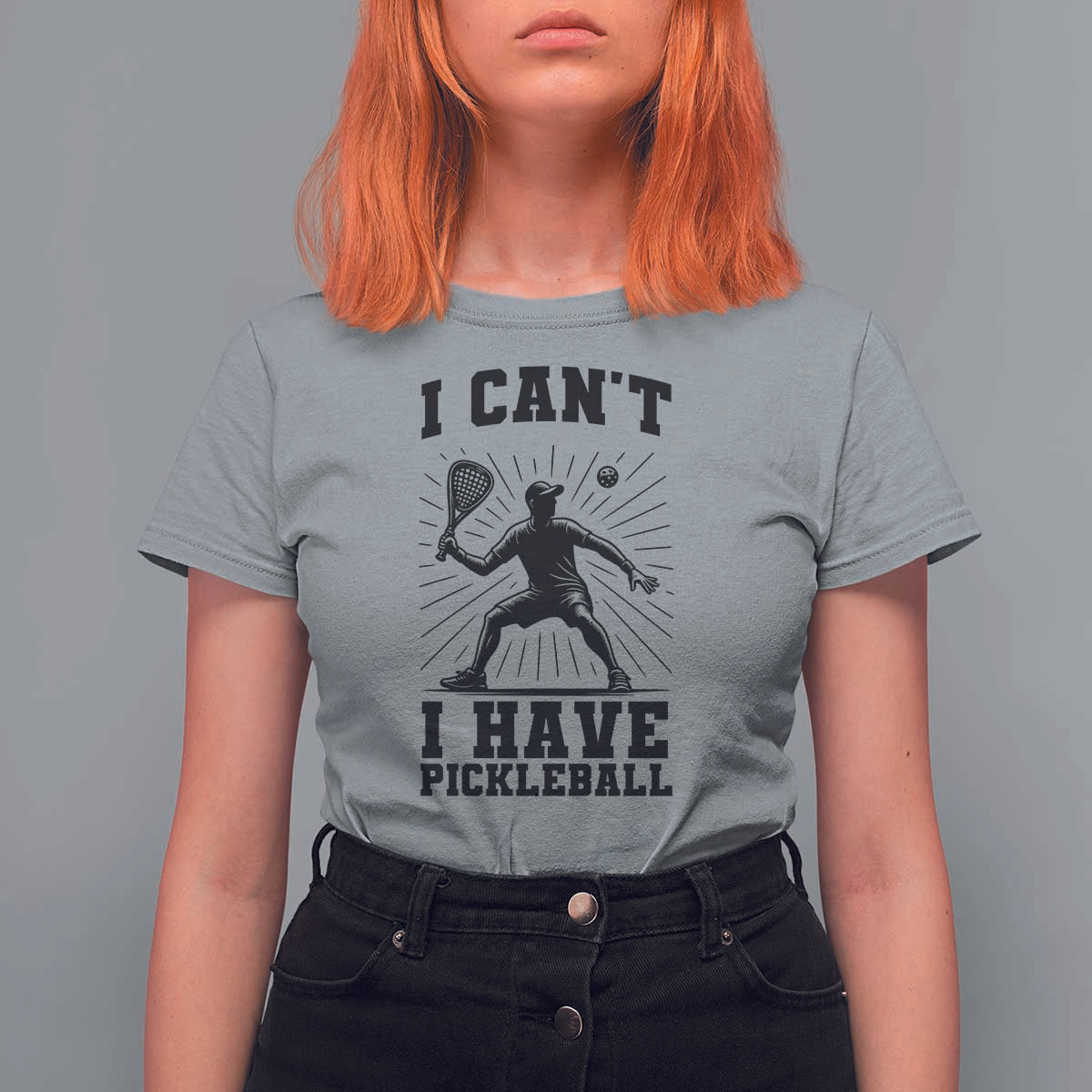 I Can Not I Have Pickleball T Shirt For Women Pickleball Game Gift - Wonder Print Shop