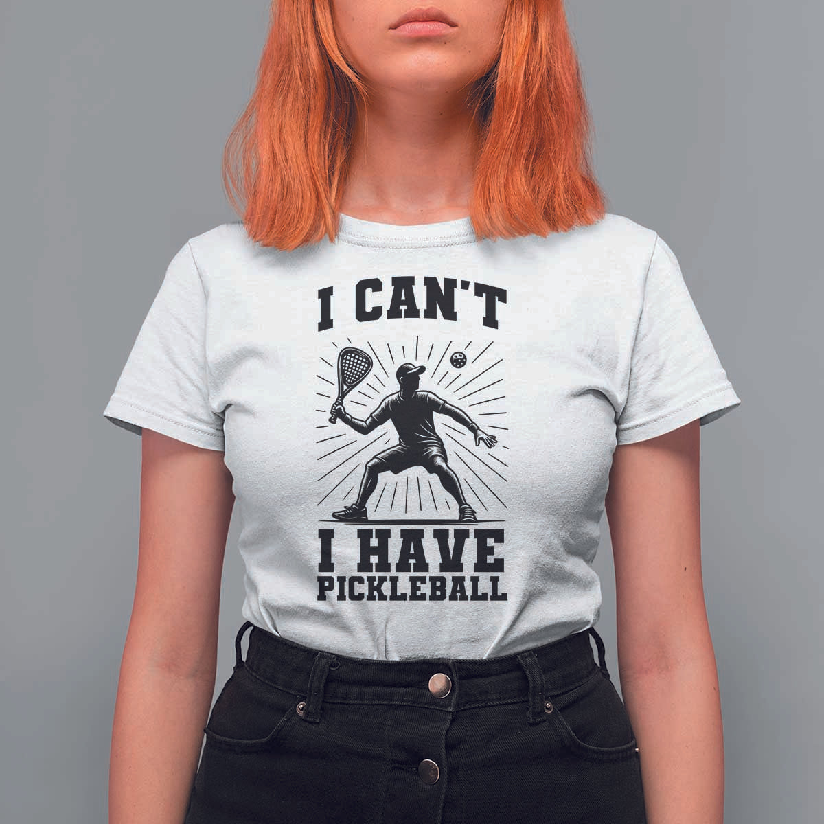 I Can Not I Have Pickleball T Shirt For Women Pickleball Game Gift - Wonder Print Shop