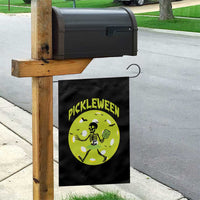 Funny Halloween Pickleball Lovers Garden Flag Pickleween - Wonder Print Shop